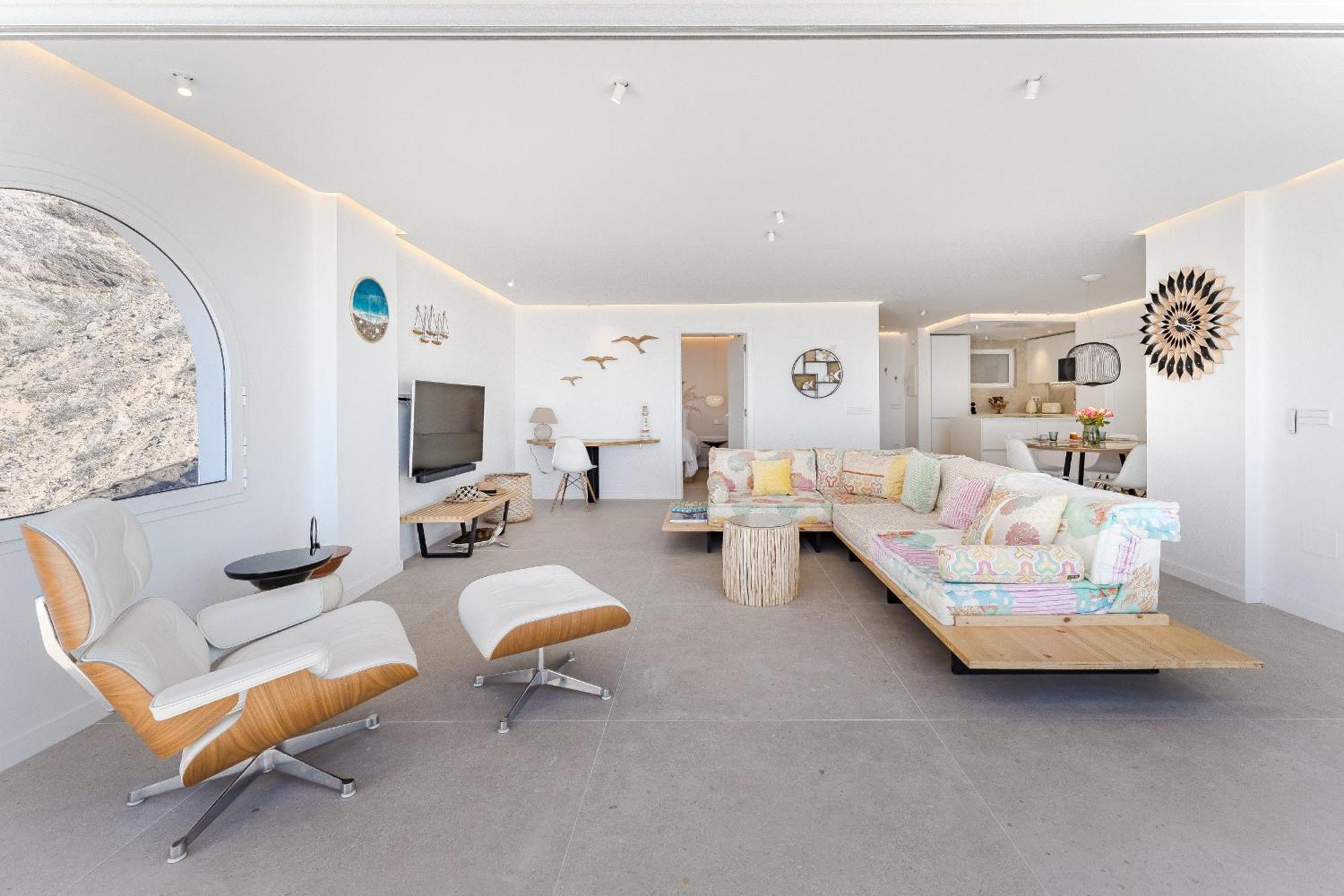 Blue Haven - Ocean View Penthouse With Jacuzzi And Pool Apartment Acantilado de los Gigantes Exterior photo